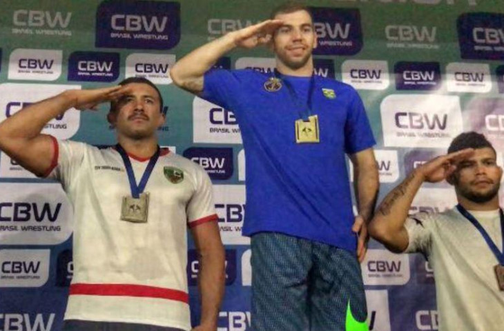 Tasso Alves é vice-campeão brasileiro de Wrestling