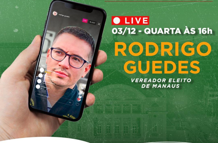 ENTREVISTA COM VEREADOR ELEITO DE MANAUS RODRIGO GUEDES