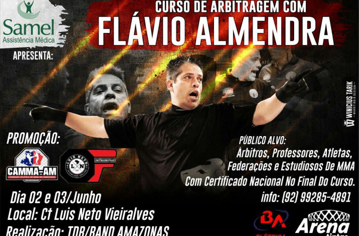 FLÁVIO ALMENDRA, REFERENCIA EM ARBITRAGEM  NO PAÍS ESTARÁ EM MANAUS FLÁVIO ALMENDRA, REFERENCIA EM ARBITRAGEM  NO PAÍS ESTARÁ EM MANAUS