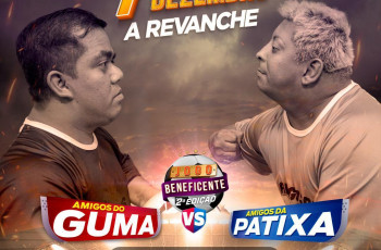 Patixa Teló “sumiu” para se preparar para jogo beneficente, e promete um placar diferente da primeira edição Patixa Teló “sumiu” para se preparar para jogo beneficente, e promete um placar diferente da primeira edição