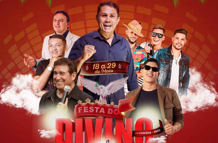 CIDADE DE ALVARÃES, TE CONVIDA PARA A FESTA DO DIVINO 2023. CIDADE DE ALVARÃES, TE CONVIDA PARA A FESTA DO DIVINO 2023.