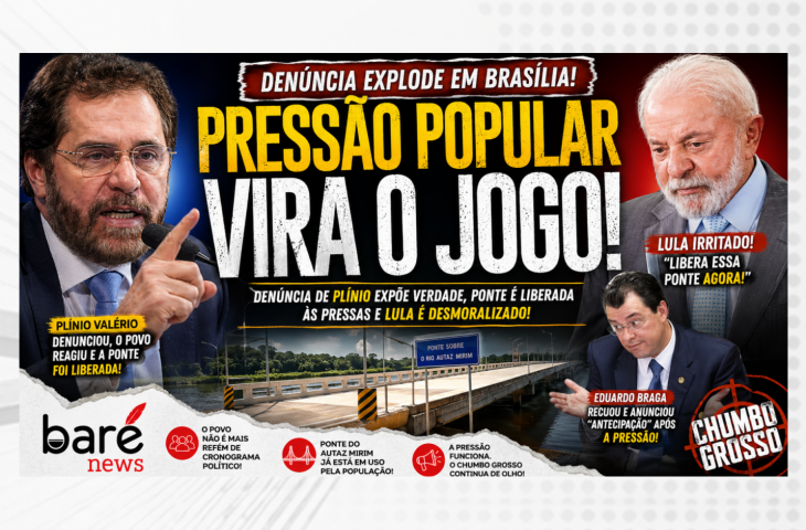 Pressão popular vira o jogo no Amazonas: denúncia de Plínio Valério expõe impasse e força liberação da ponte do Autaz Mirim Pressão popular vira o jogo no Amazonas: denúncia de Plínio Valério expõe impasse e força liberação da ponte do Autaz Mirim