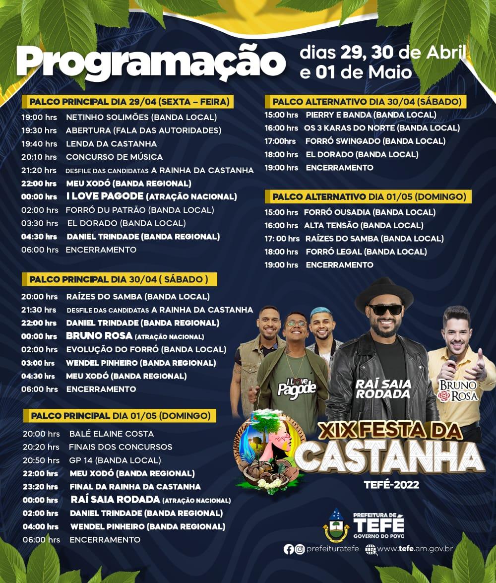 Cidade de Tefé-AM, se prepara para 19a Edição da Festa da Castanha